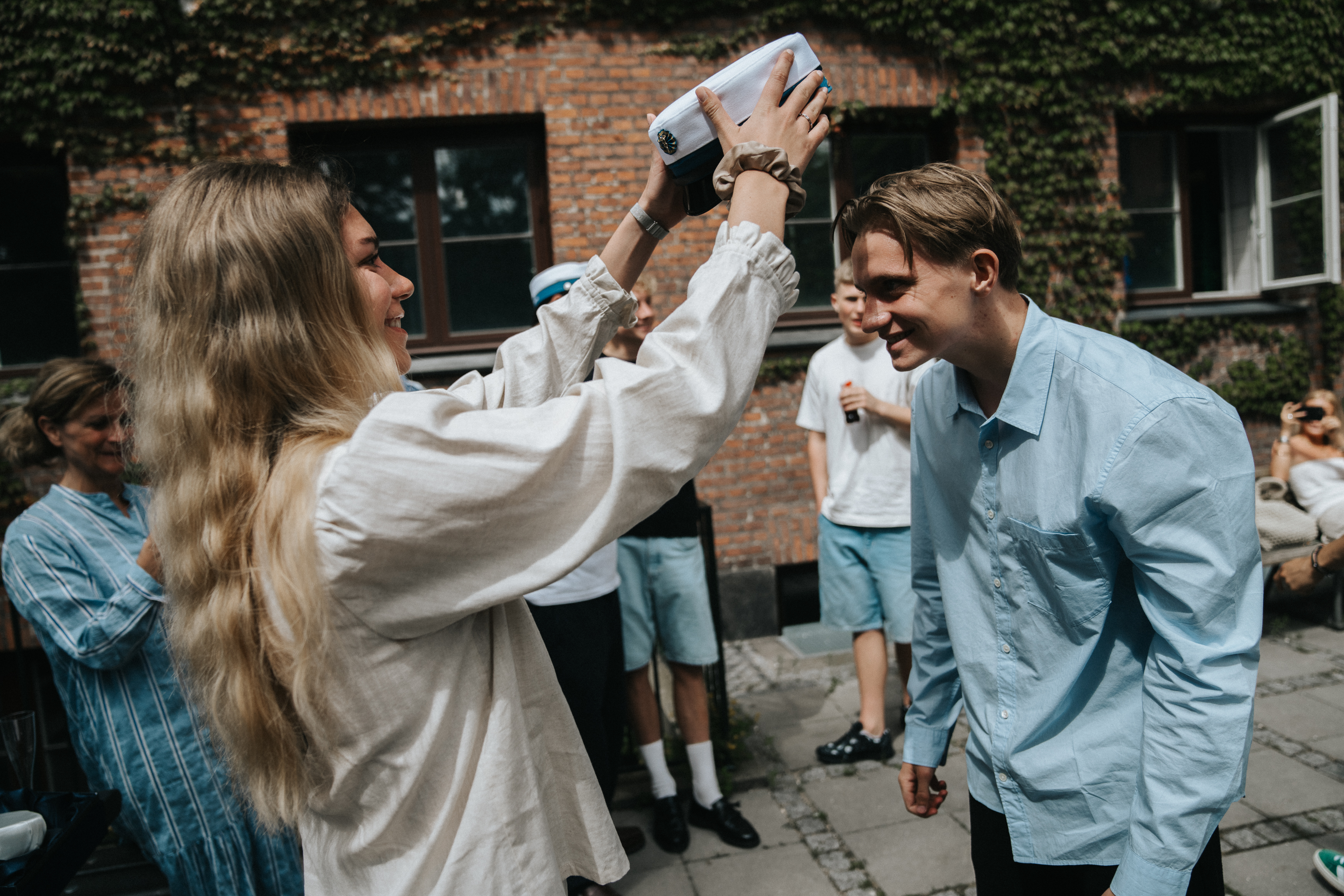 Elev for givet studenterhue på