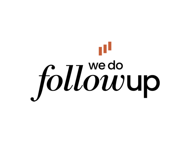 Firmaet We do followup's logo