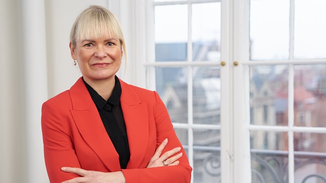 Portrait of teacher on Niels Brock Copenhagen Business College Kathrine Lassen