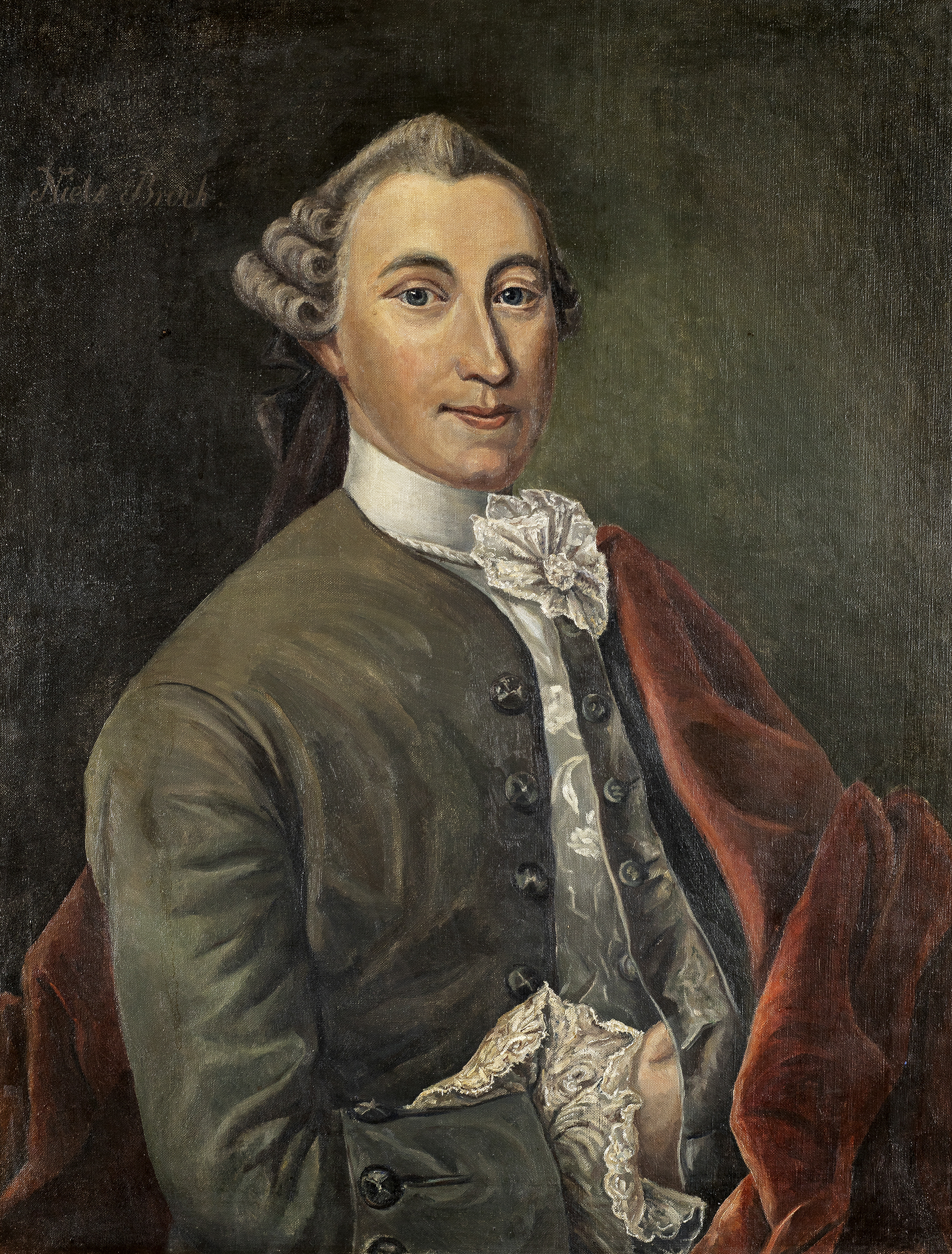 Portrætmaleri af Niels Brock