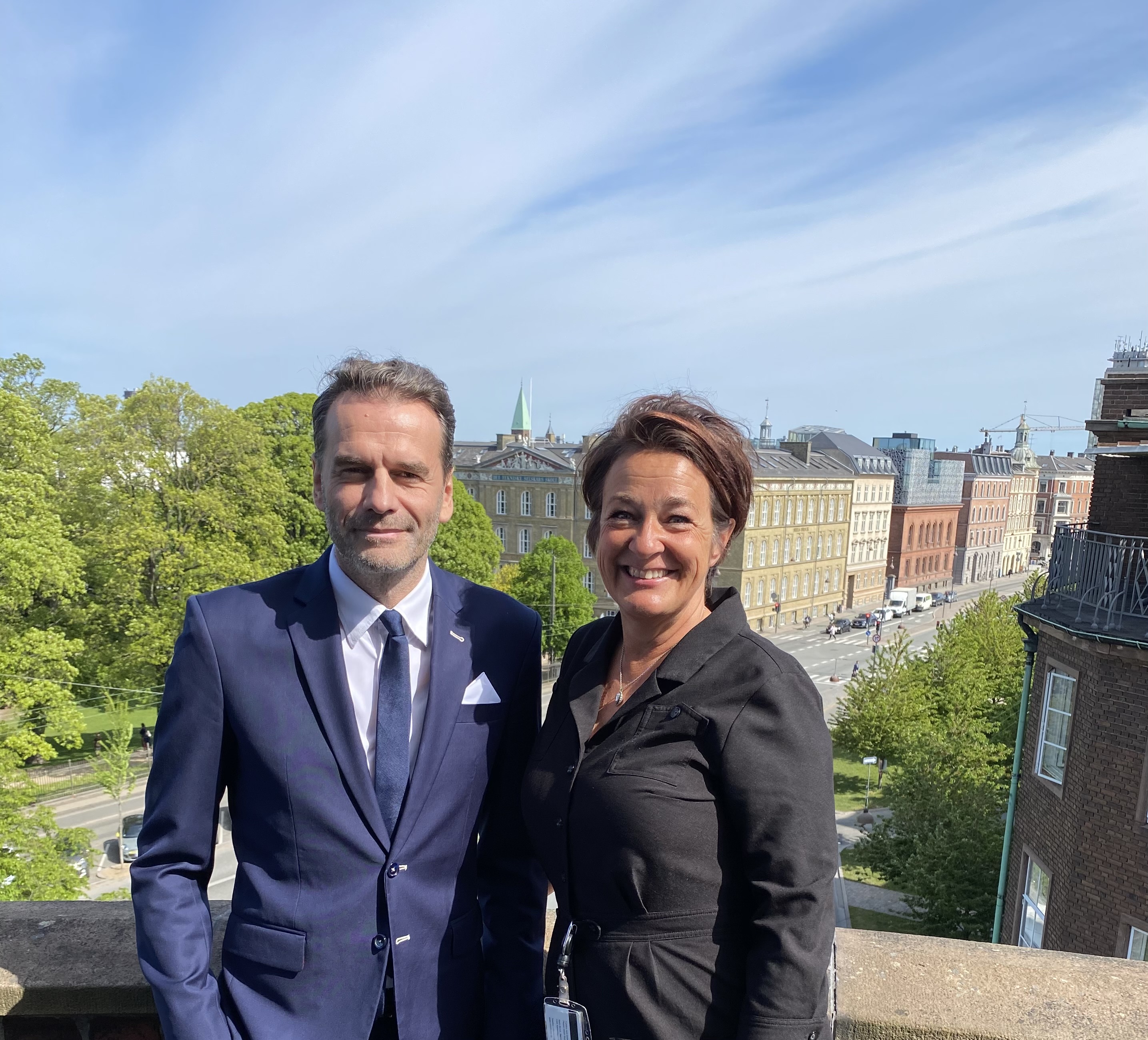 Jesper Buch og administrerende direktør Anya Eskildsen