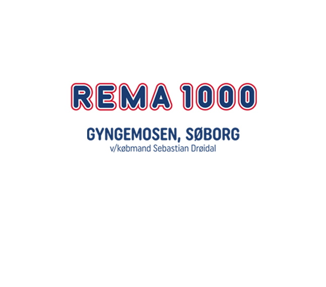Firmaet Rema 1000 Gyngemosen's logo